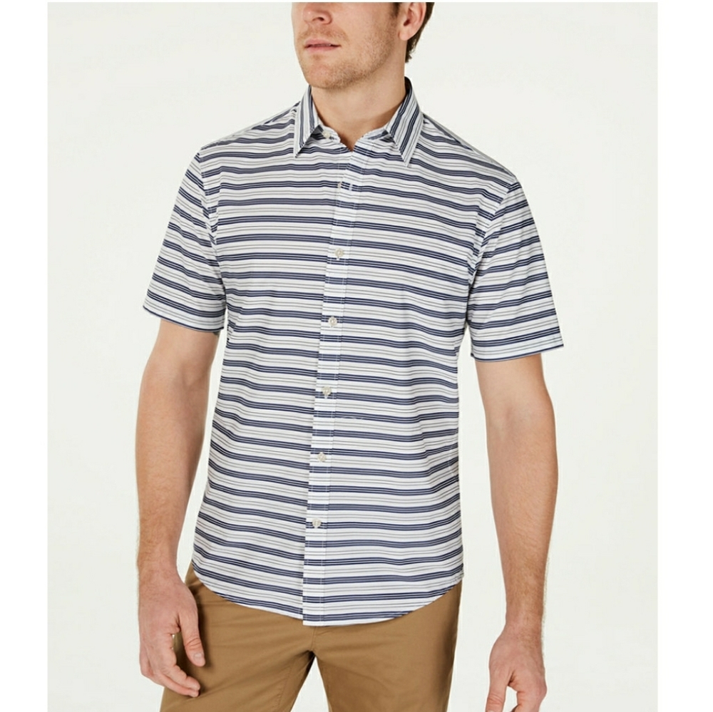 Michael Kors Men's Slim Fit Stretch shirt⁶